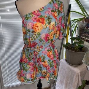Lane Bryant  Size 26-28W, floral print blouse